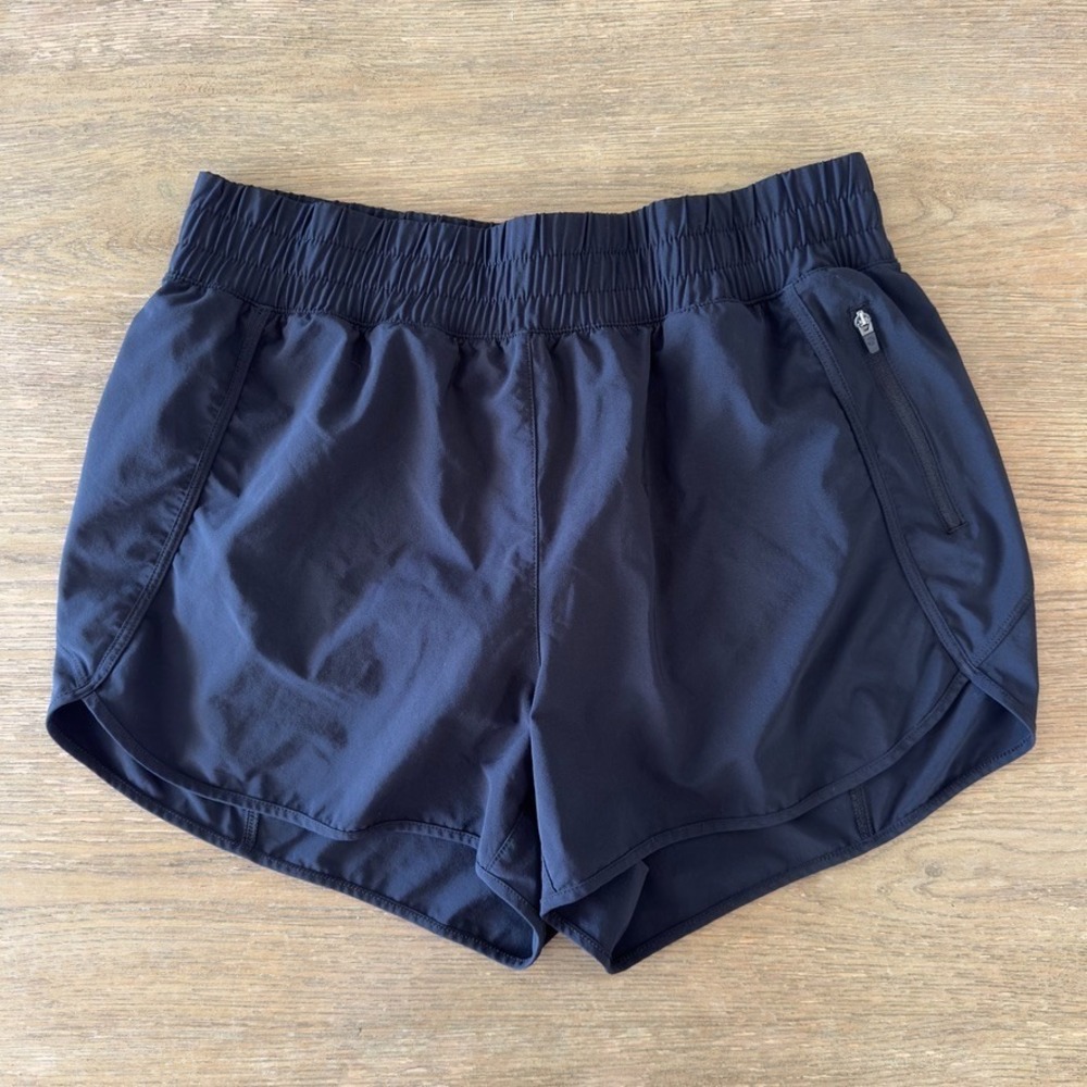 CRZ YOGA Feathery-Fit Soft High Rise Lined Short 3''-Black-Running-Lightweight-M